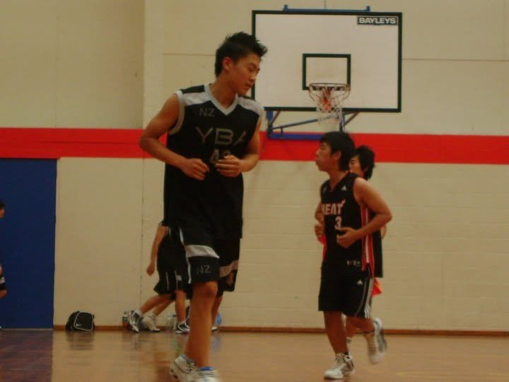Josh starting basketball at age 10